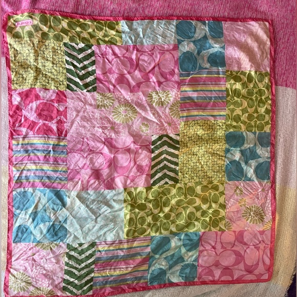 Vintage Coach Patchwork Scarve - Picture 5 of 15